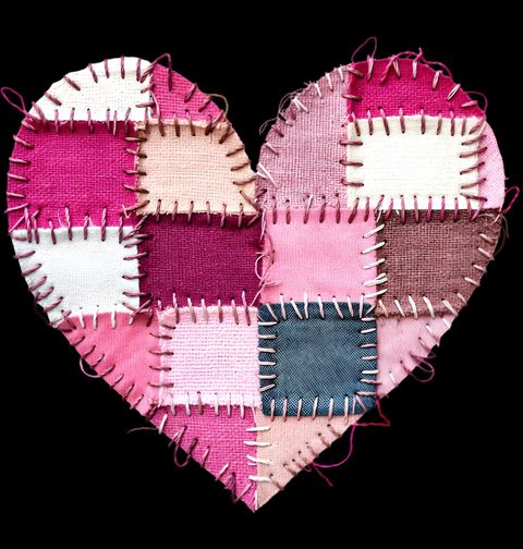 Obrázek produktu Dámské tričko Sešité Srdce