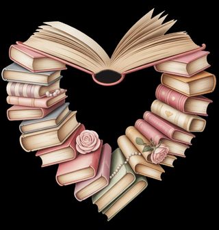 Obrázek 1 produktu Dámské tričko Srdce z Knih