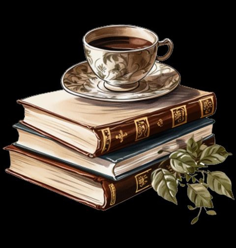 Obrázek produktu Dětské tričko Knihy s Šálkem Kávy