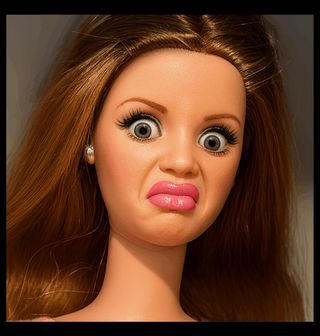 Obrázek 1 produktu Dětské tričko Znechucená Barbie