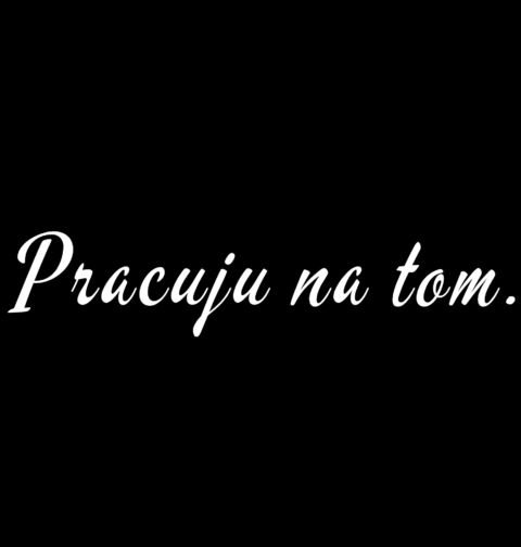 Obrázek produktu Dámské tričko Pracuju na tom.