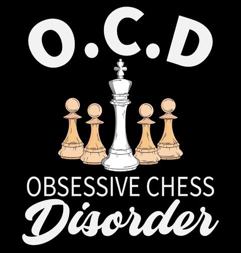 Obrázek produktu Pánská mikina Obsedantní šachová porucha O.C.D.