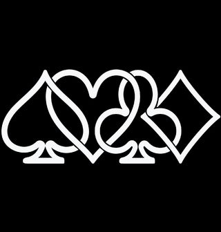 Obrázek 1 produktu Dětské tričko Karetní Symboly Piky Srdce Kříže Kára