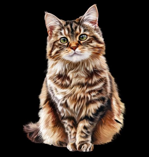 Obrázek produktu Pánská mikina Domácí Dlouhosrstá Kočka