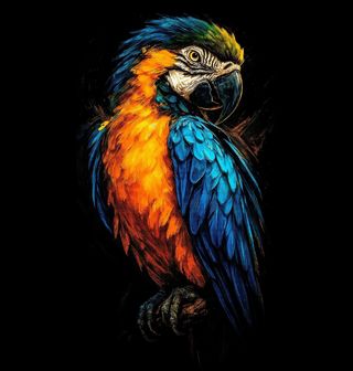 Obrázek 1 produktu Dámské tričko Ara modrožlutý