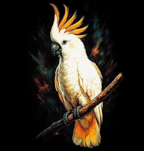 Obrázek produktu Pánská mikina Kakadu žlutočečelatý