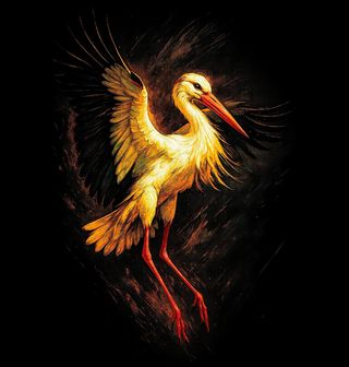 Obrázek 1 produktu Pánská mikina Čáp bílý