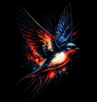 Obrázek 1 produktu Dámské tričko Vlaštovka obecná