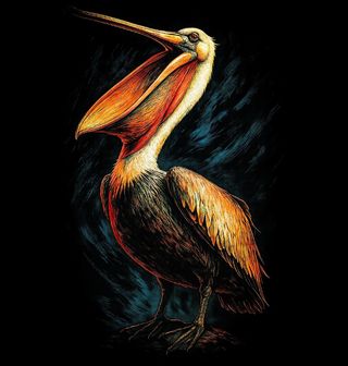 Obrázek 2 produktu Pánské tričko Pelikán hnědý