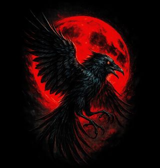 Obrázek 1 produktu Dětské tričko Krkavec velký