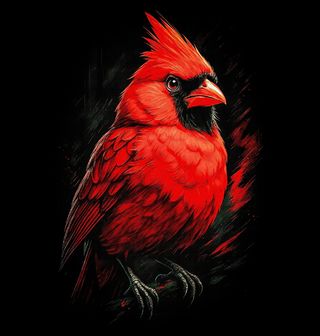 Obrázek 1 produktu Pánská mikina Pěvec Kardinál červený