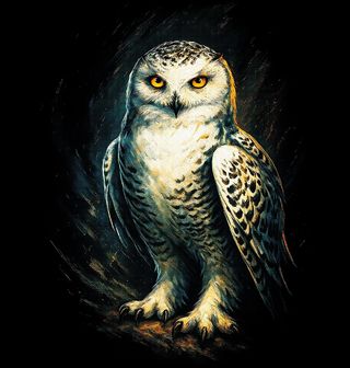 Obrázek 1 produktu Dámské tričko Sovice sněžní