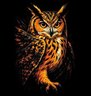 Obrázek 1 produktu Dámské tričko Výr velký Bubo bubo