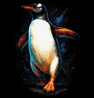 Obrázek 1 produktu Pánské tričko Tučňák oslí