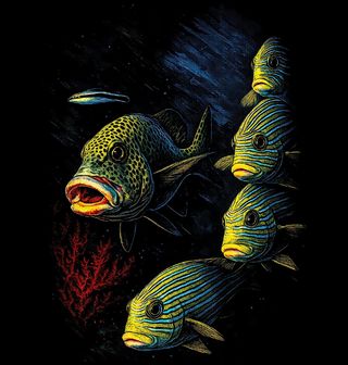 Obrázek 2 produktu Dámské tričko Chrochtal pruhovaný