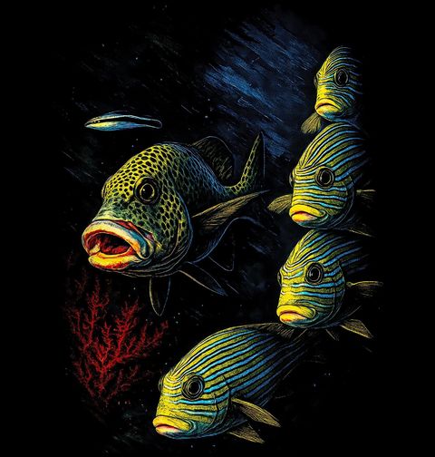 Obrázek produktu Dětské tričko Chrochtal pruhovaný