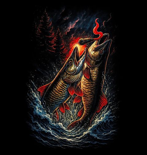 Obrázek produktu Dětské tričko Lov Štiky obecné