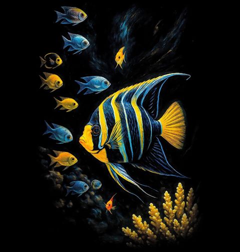 Obrázek produktu Dámské tričko Pomec French angelfish