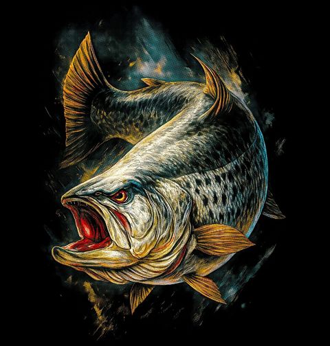 Obrázek produktu Dětské tričko Candát v Útoku