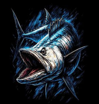 Obrázek 1 produktu Dámské tričko Makrela španělská