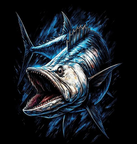 Obrázek produktu Dámské tričko Makrela španělská