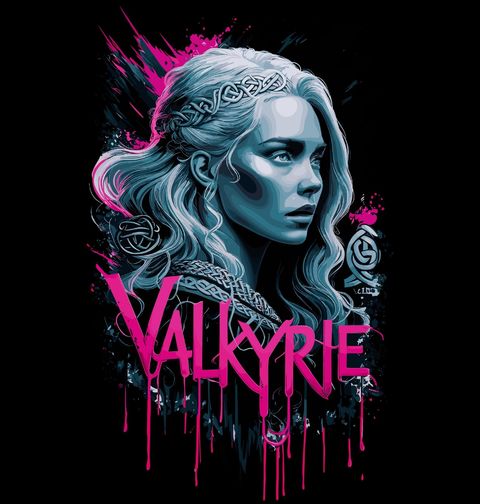 Obrázek produktu Pánské tričko Severská Bohyně Valkýra Valkyrie