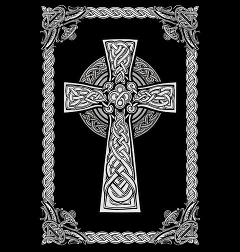 Obrázek produktu Dětské tričko Starodávný Keltský Kříž