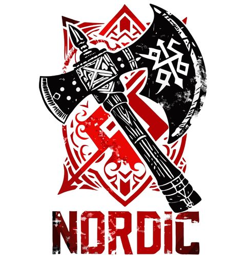 Obrázek produktu Dámské tričko Vikingská Sekera Nordic