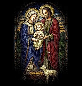 Obrázek 1 produktu Dámské tričko Svatá Rodina v Betlémě