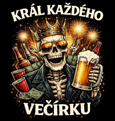 Obrázek produktu Pánské tričko Král každého Večírku