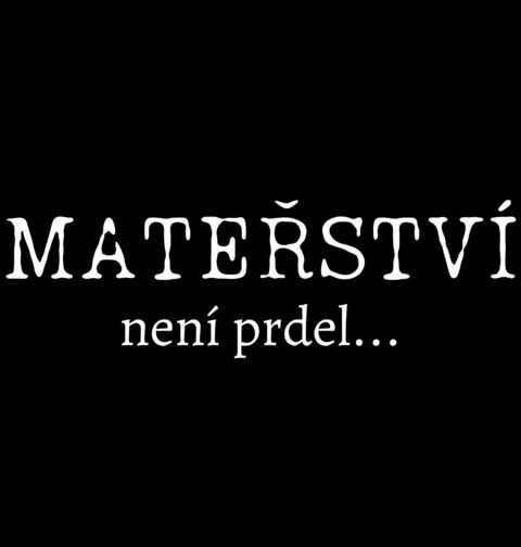 Obrázek produktu Dámské tričko Mateřství není prdel