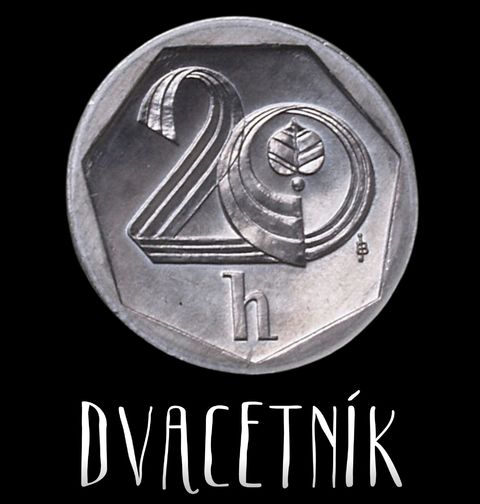 Obrázek produktu Dámské tričko Dvacetník 20 haléřů