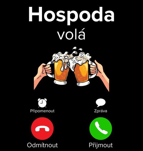 Obrázek produktu Pánské tričko Hospoda volá Phone Call