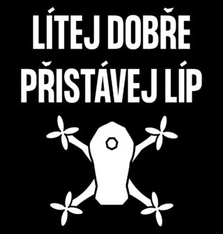 Obrázek 2 produktu Pánské tričko Dron Lítej dobře, přistávej líp