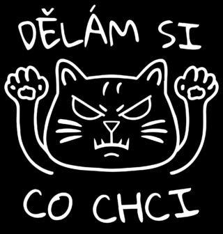 Obrázek 2 produktu Pánská mikina Rozzuřená Kočka Dělám si co chci