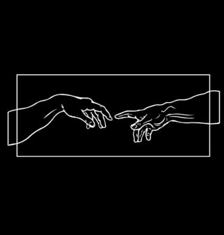 Obrázek 2 produktu Pánská mikina Stvoření Adama The Creation of Adam