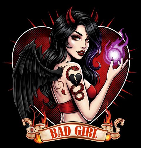 Obrázek produktu Pánské tričko Zlobivá Holka Bad Girl