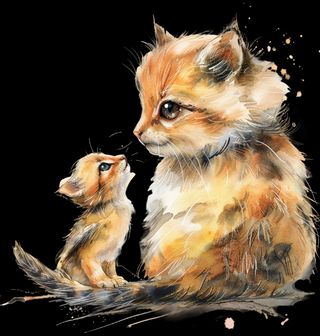 Obrázek 2 produktu Pánská mikina Kočka a Kotě