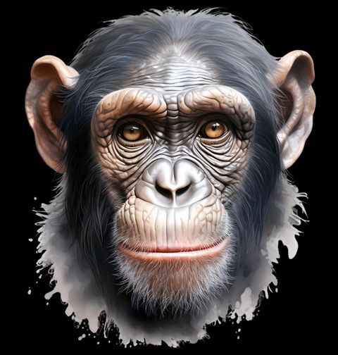 Obrázek produktu Dětské tričko Tvář Šimpanze