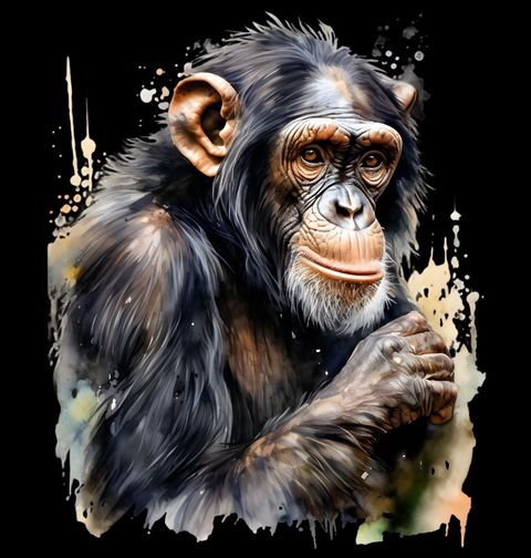 Obrázek produktu Dětské tričko Šimpanz učenlivý