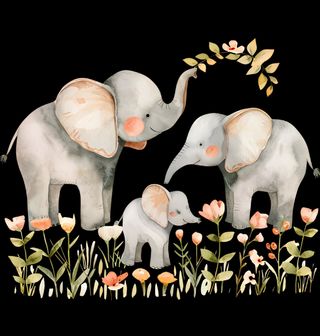 Obrázek 2 produktu Dámské tričko Sloní Rodinka