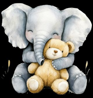 Obrázek 2 produktu Dámské tričko Slůně s Plyšovým Medvídkem