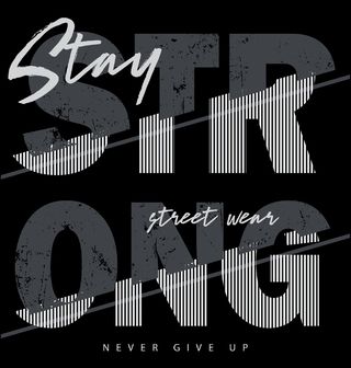 Obrázek 2 produktu Pánská mikina Zůstaň silný Stay Strong Never give up