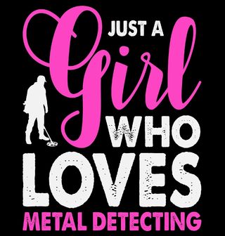 Obrázek 2 produktu Dámské tričko Jen holka, která miluje hledání kovů