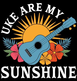 Obrázek 2 produktu Dámské tričko Ukulele je moje sluníčko Uke are my sunshine