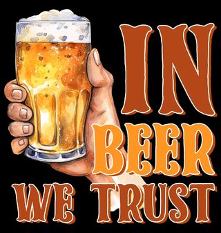 Obrázek 2 produktu Pánské tričko V pivo věříme In Beer We Trust