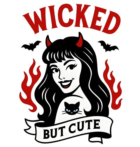 Obrázek produktu Pánské tričko Zlobivá, ale roztomilá Wicked But Cute