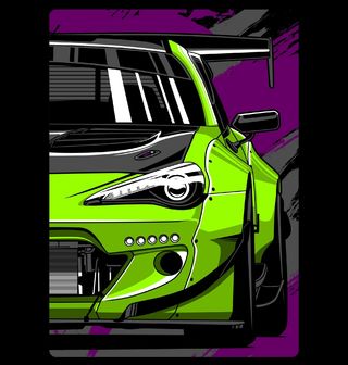Obrázek 2 produktu Dámské tričko Subaru BRZ JDM Car