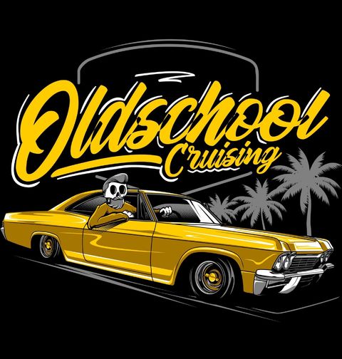 Obrázek produktu Pánské tričko Chevrolet Impala Oldschool Cruising