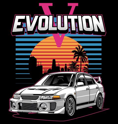 Obrázek produktu Dětské tričko Mitsubishi Lancer Evolution V